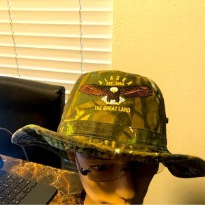 Alaska Great Land Men’s Camouflage Boonie Hats Size 6-CM Large/XL